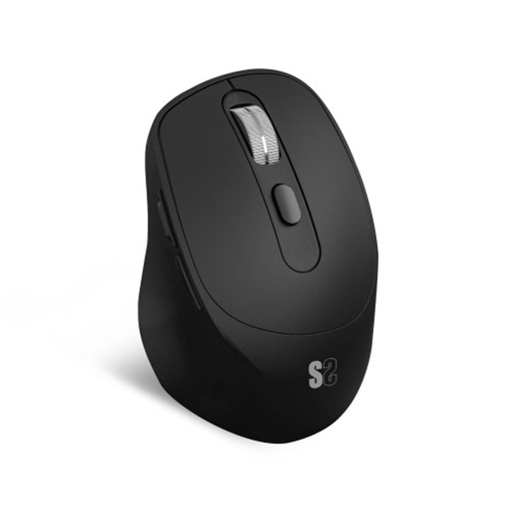 Ratón Inalámbrico Ergónómico Subblim Curve Ergo Dual Negro