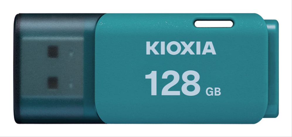 Memoria USB Kioxia 128GB U202 Aqua - Transferencia Rápida y Estilo Compacto