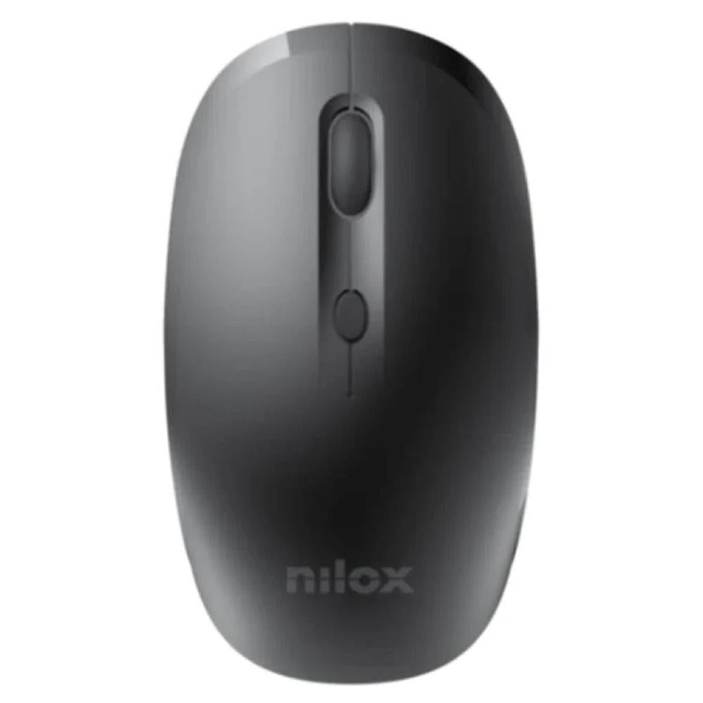 Ratón Inalámbrico Nilox NXMOWI4002 - 3200 DPI, Recargable, Negro