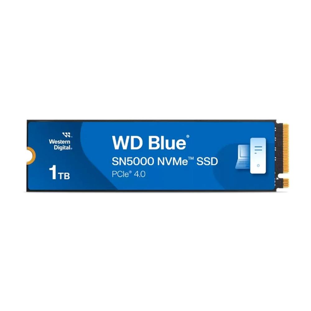 WD Blue SN5000 1TB SSD NVMe M.2 PCIe Gen4 - Rendimiento Ultra Rápido