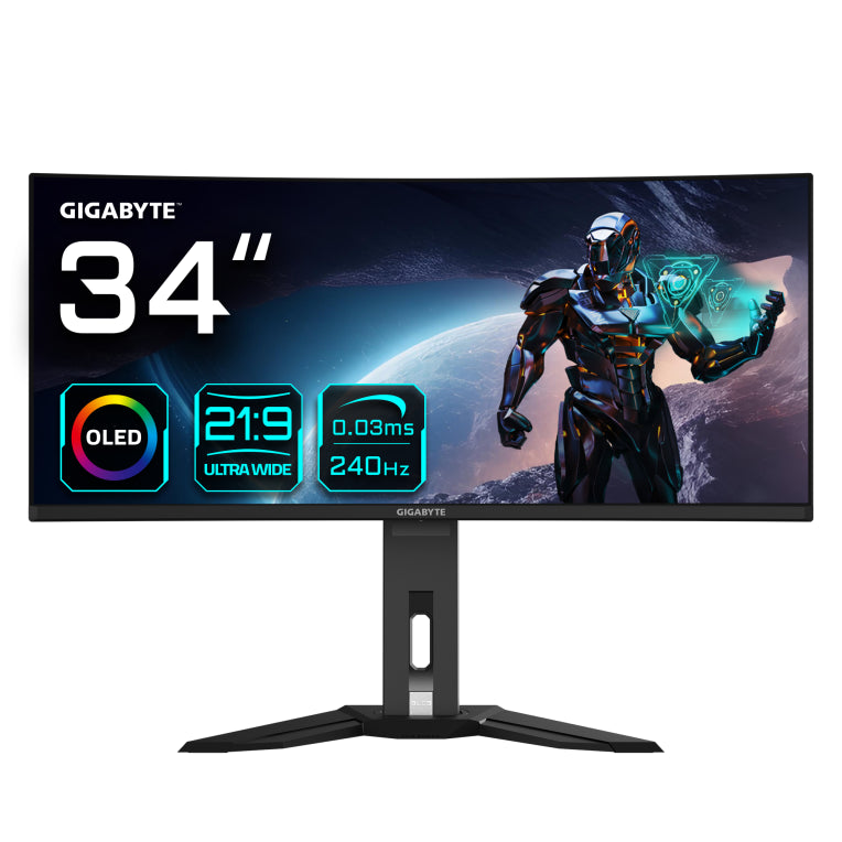 Monitor Gaming GIGABYTE MO34WQC2 34" Curvo QHD 240Hz 2K VA