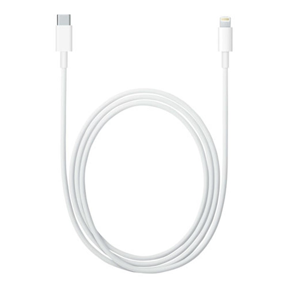 Cable Lightning a USB Tipo C de 1m - Macho a Macho - Blanco