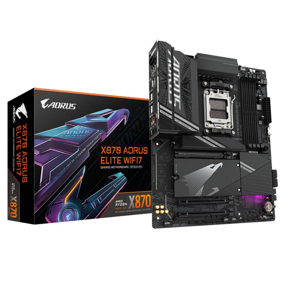 Placa Base Gigabyte X870 Aorus Elite WiFi7 AM5 ATX para Procesadores AMD Ryzen