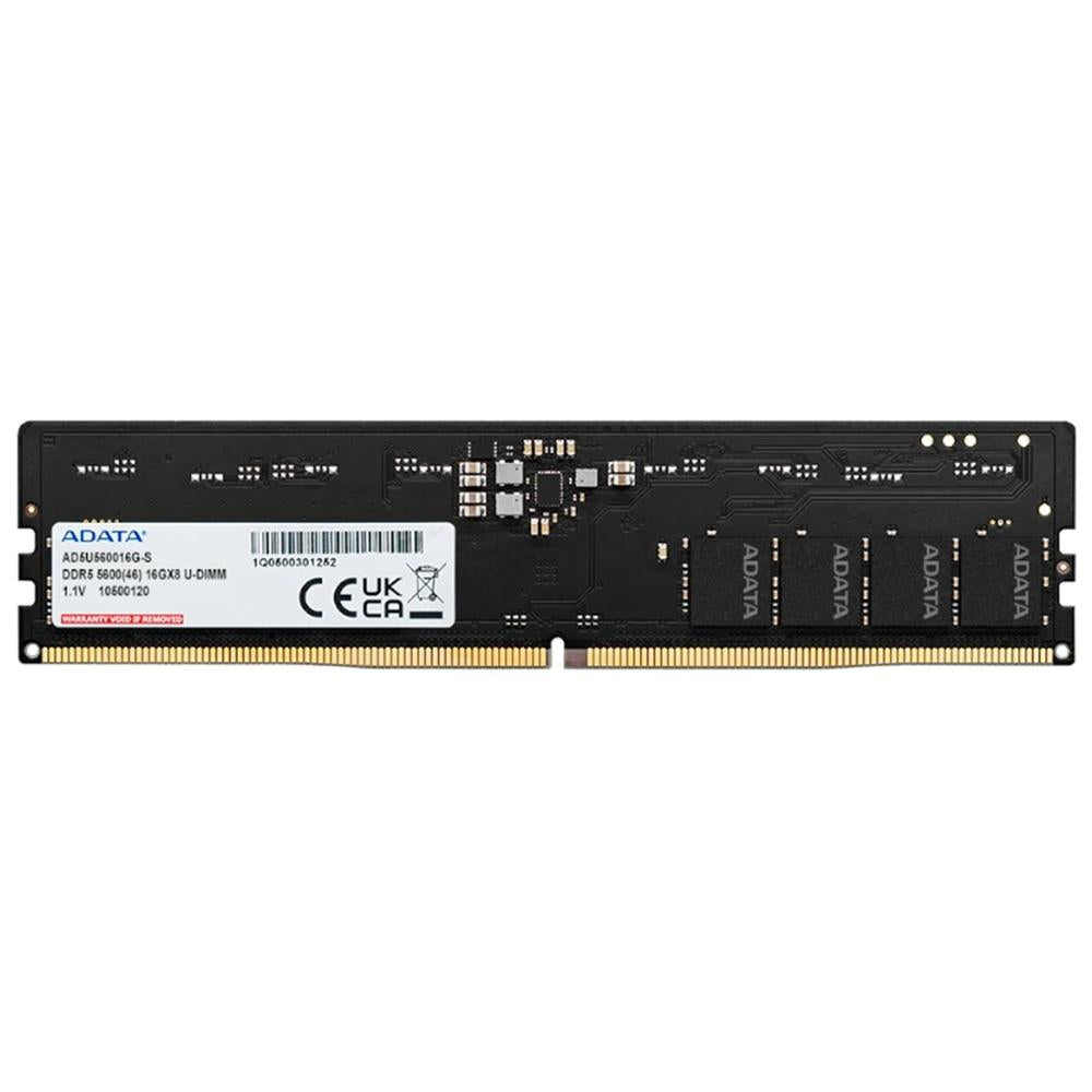 Memoria RAM DDR5 16GB Adata 5600 MHz UDIMM - Rendimiento Superior