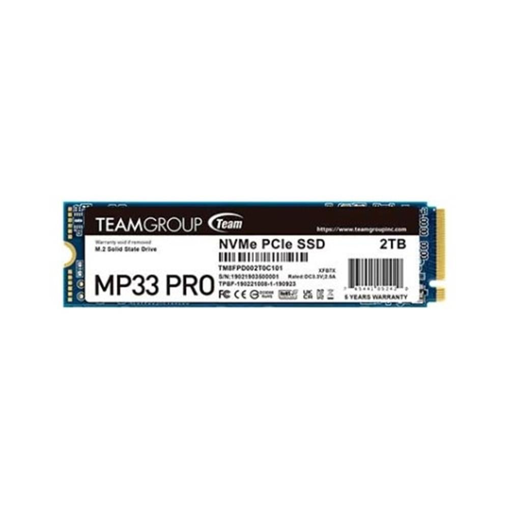 Disco Duro Interno SSD TEAMGROUP MP33 Pro 2TB M.2 PCIe 3.0