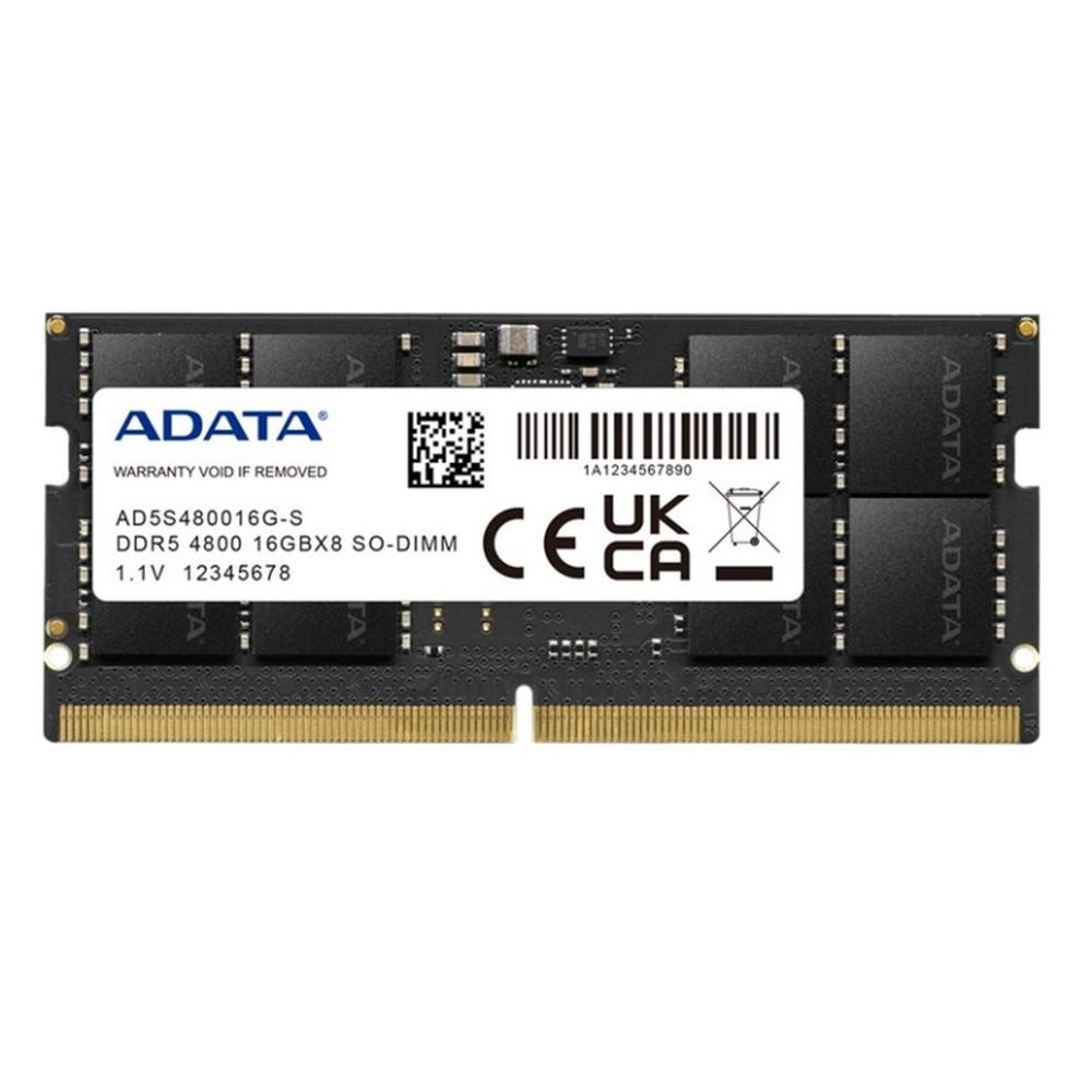 Memoria RAM DDR5 16GB Adata SO-DIMM 4800MHz para Alto Rendimiento