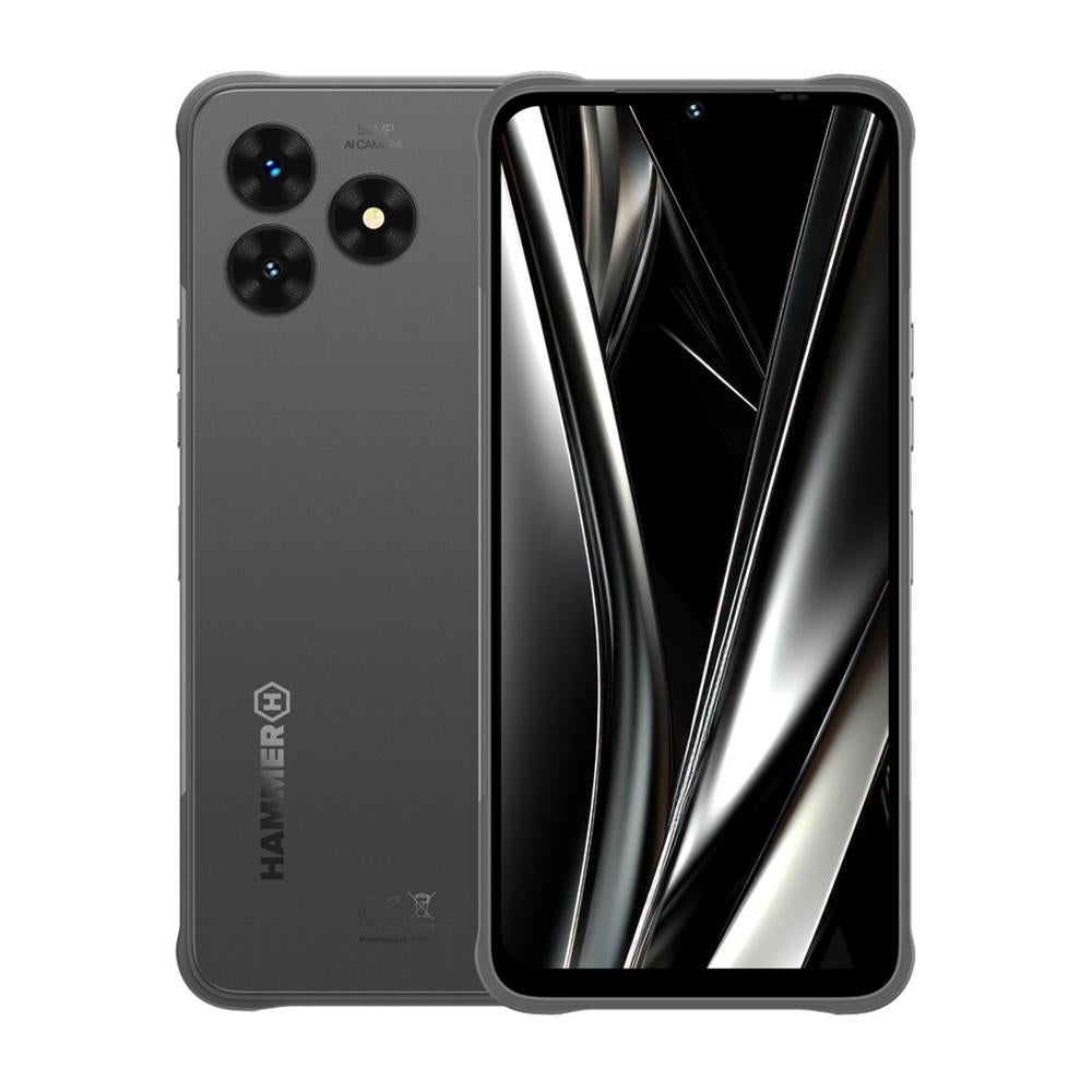 Smartphone Rugerizado HAMMER Blade Va 5G - 6.56", 8+128GB, Negro