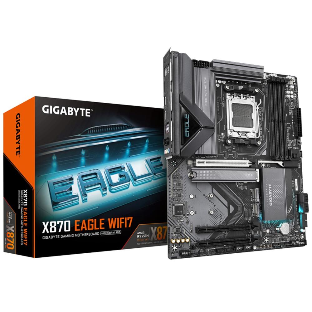 Placa Base Gigabyte X870 Eagle WiFi7 G10 AM5 ATX - Rendimiento Superior para Entusiastas
