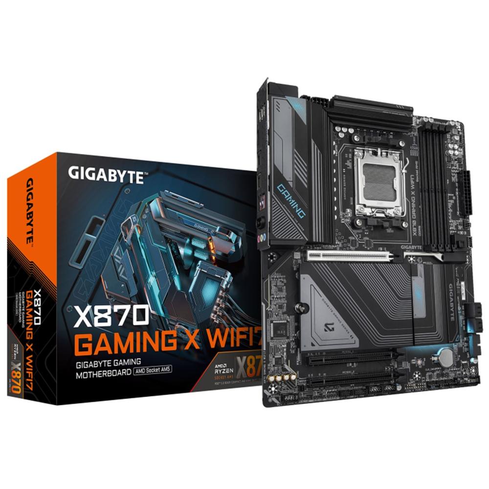 Placa Base Gigabyte X870 Gaming X WiFi7 G10 AM5 ATX - Rendimiento Optimizado para Gaming y Overclocking