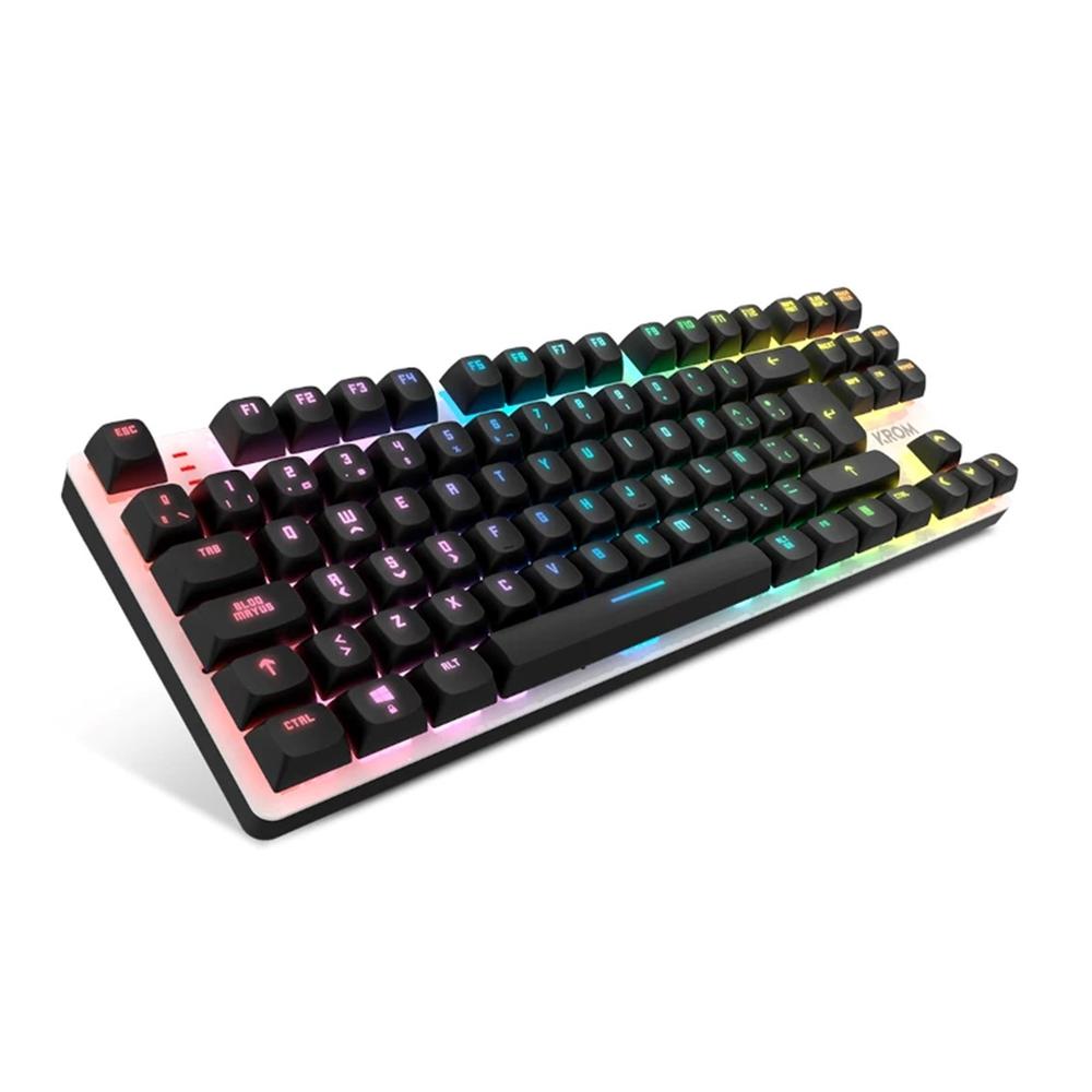 Teclado Gamer Krom Kernel Pro Inalámbrico Mecánico TKL RGB Hot Swappable