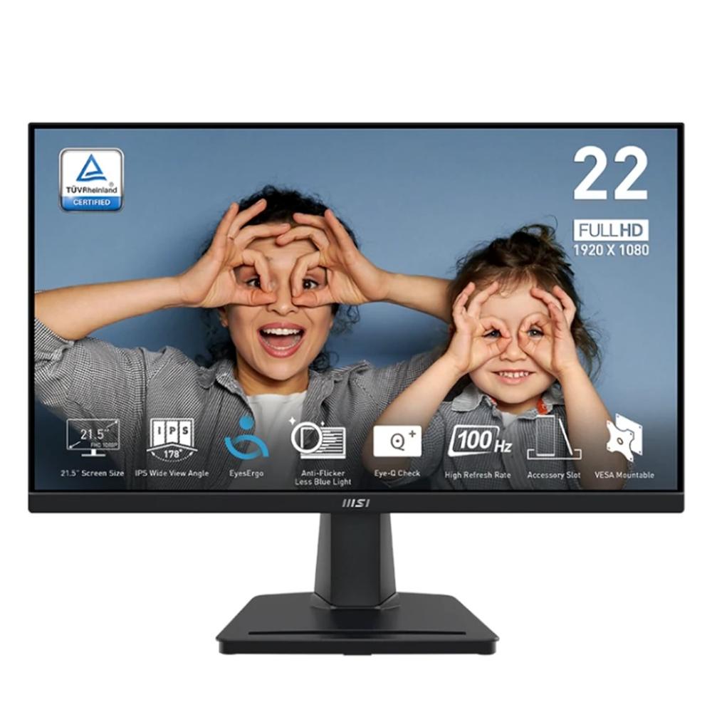 Monitor MSI MP225 21.5" FHD 100Hz IPS con Altavoces Integrados