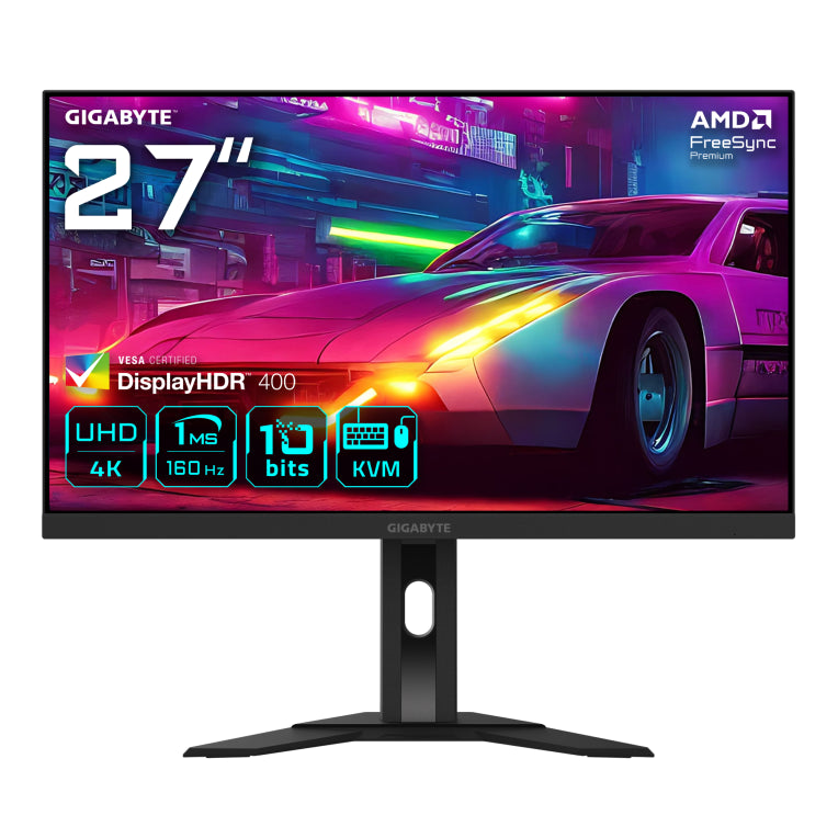 Monitor Gaming Gigabyte M27UA 27" 4K UHD 160Hz con Panel IPS y HDR