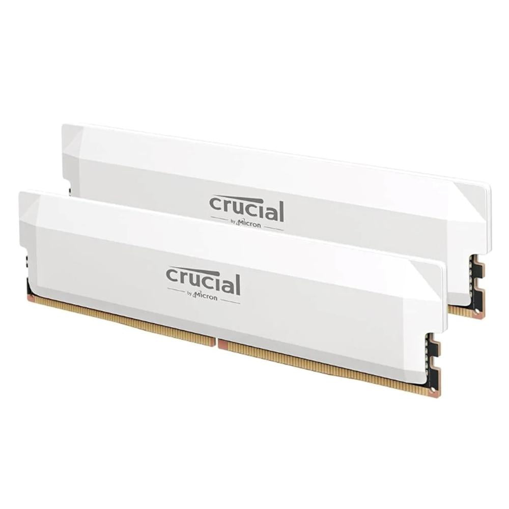 Memoria RAM DDR5 32GB (2x16GB) Crucial PRO 6400MHz UDIMM CL38 Blanca
