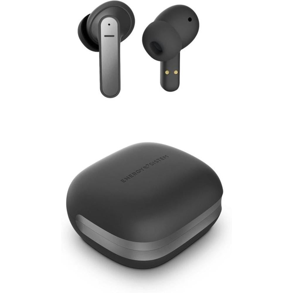 Auriculares Energy Sistem Travel 6 ANC Inalámbricos Negro - True Wireless con Cancelación Activa de Ruido