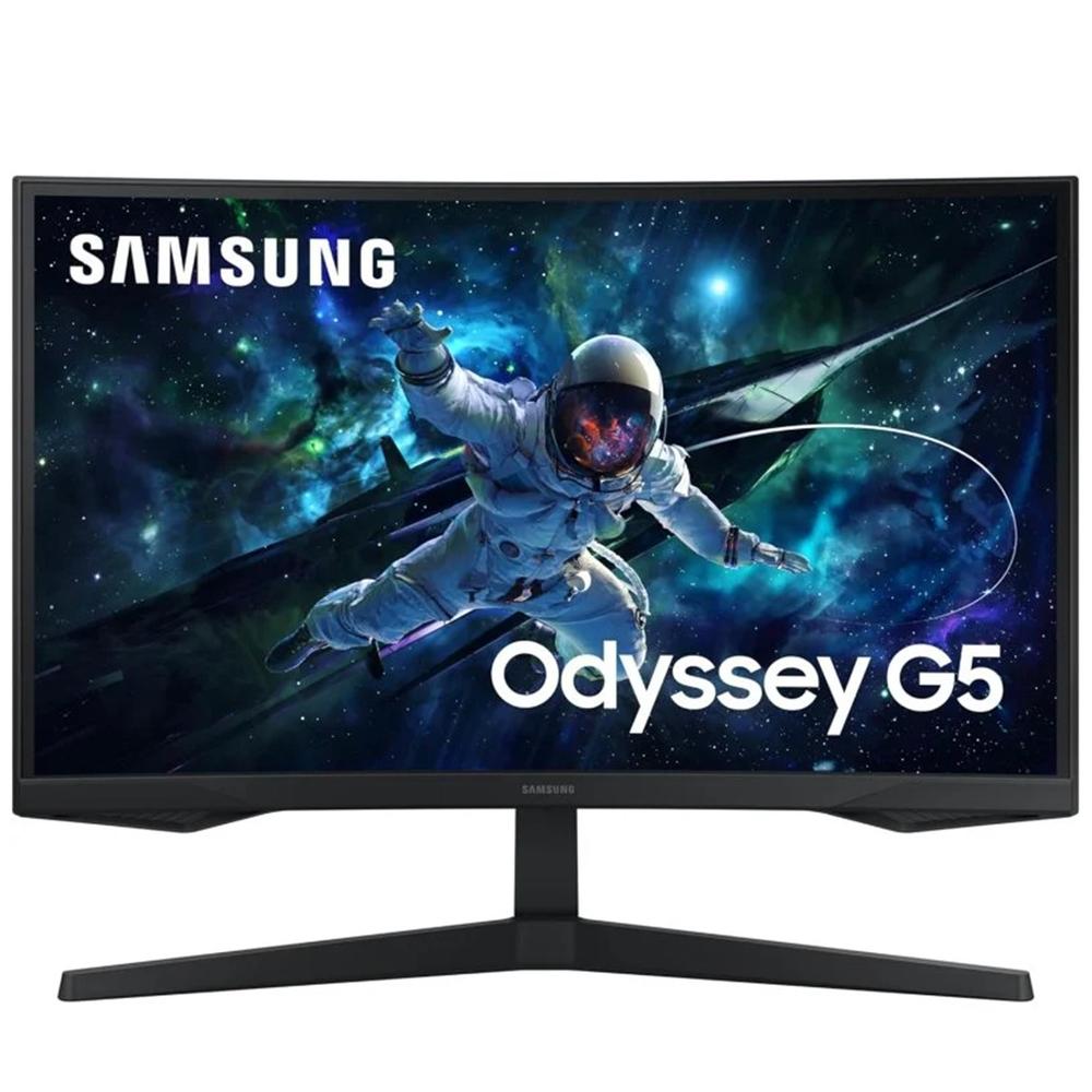 Monitor Curvo Samsung Odyssey 27" QHD 165Hz con Frecuencia de Actualización y Tecnología HDR10