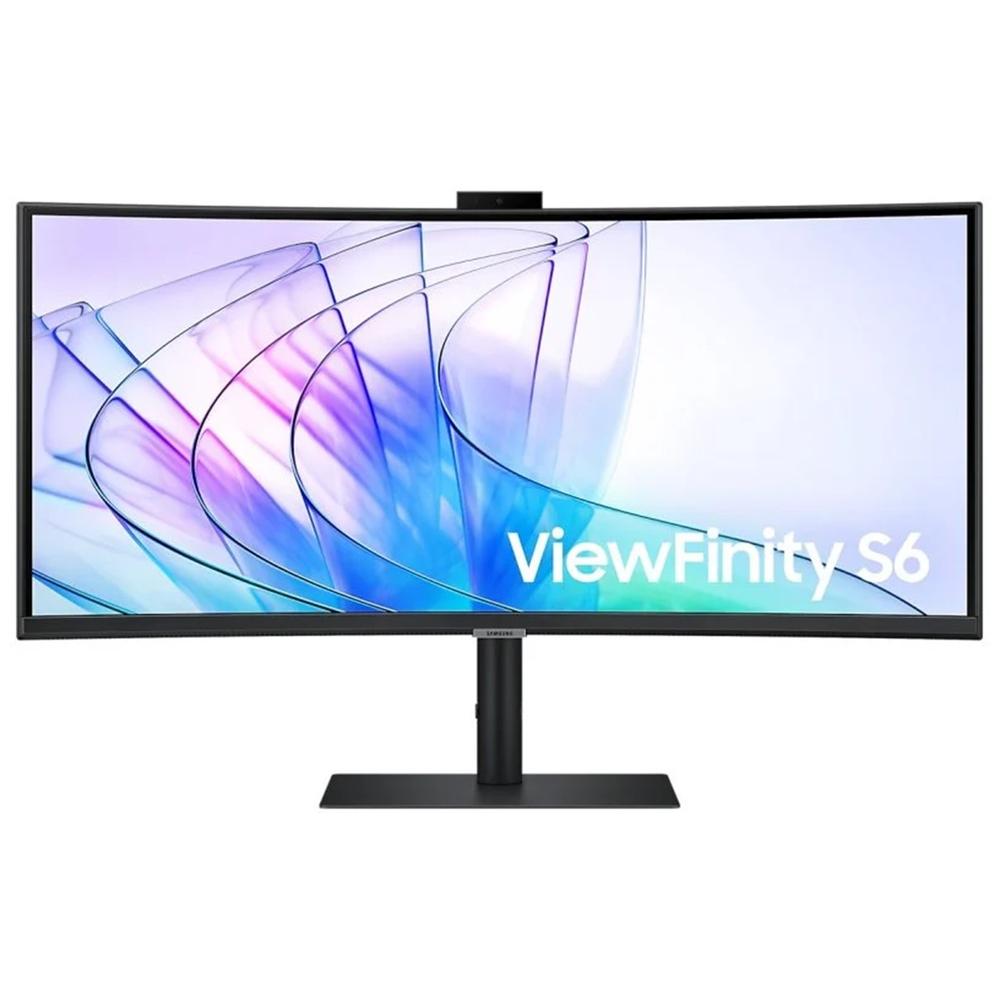 Monitor Samsung ViewFinity S65VC 34" UWQHD Curvo con Webcam Integrada y Altavoces