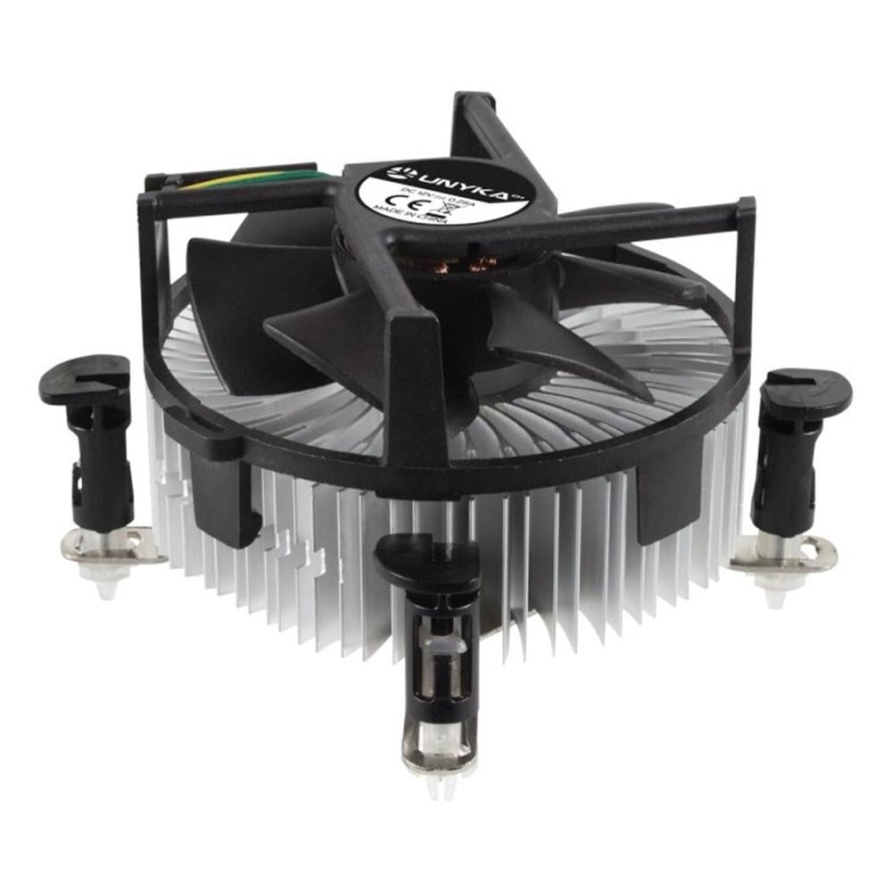 Ventilador Disipador de CPU UNYKA 90mm con Base de Aluminio