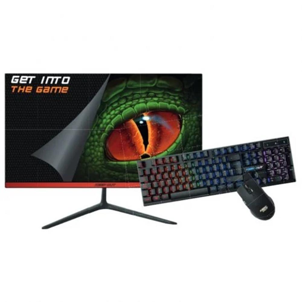 Kit Monitor Gaming Keep Out XGM22KITV2 21.5 FHD 75Hz con Teclado y Ratón RGB