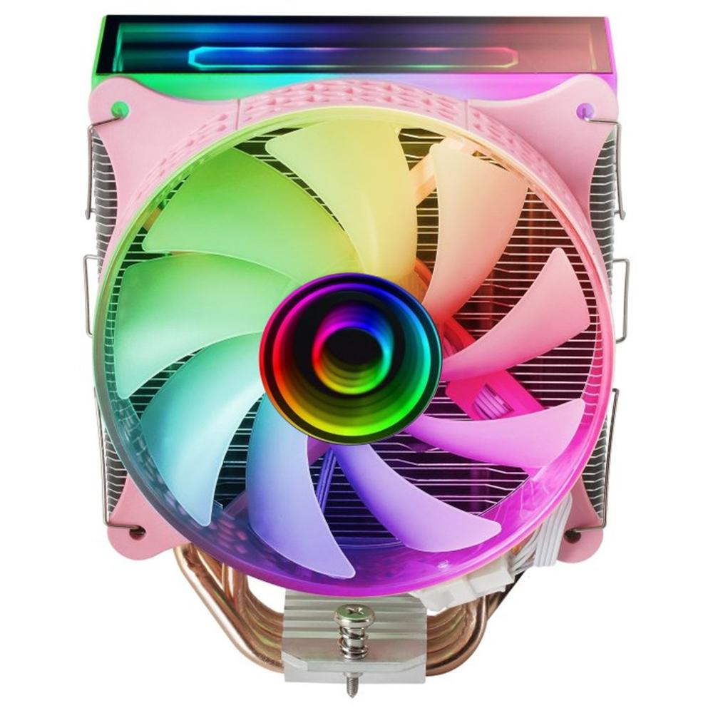 Disipador ARGB Mars Gaming MCPU-VR 120mm - Doble Espejo Infinito, 180W TDP, Ultra-silencioso