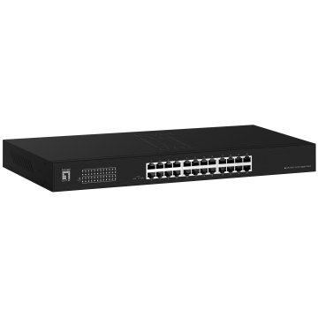 Switch Gigabit Ethernet Level One GEU-2431 de 24 Puertos No Gestionable