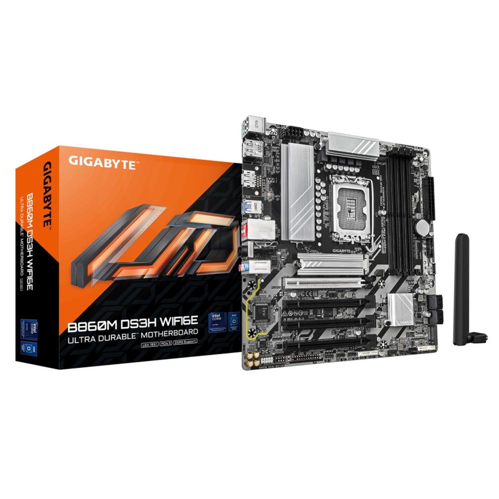 Placa Base Gigabyte B860M DS3H WiFi 6E - Rendimiento y Versatilidad en Formato MATX