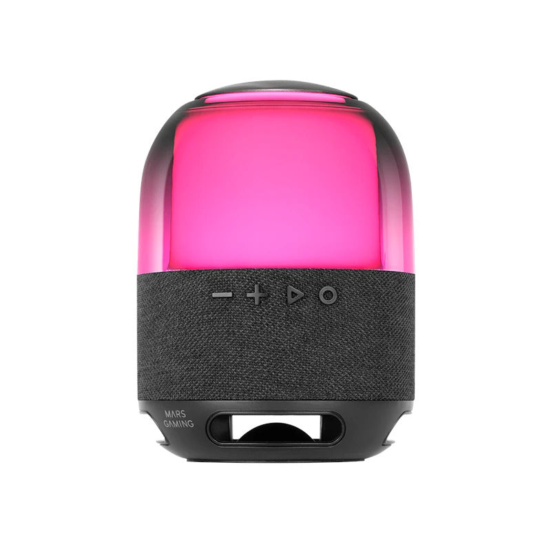 Altavoz Bluetooth Portátil Mars Gaming MS-Flow Negro 15W DeepBass con RGB 360°