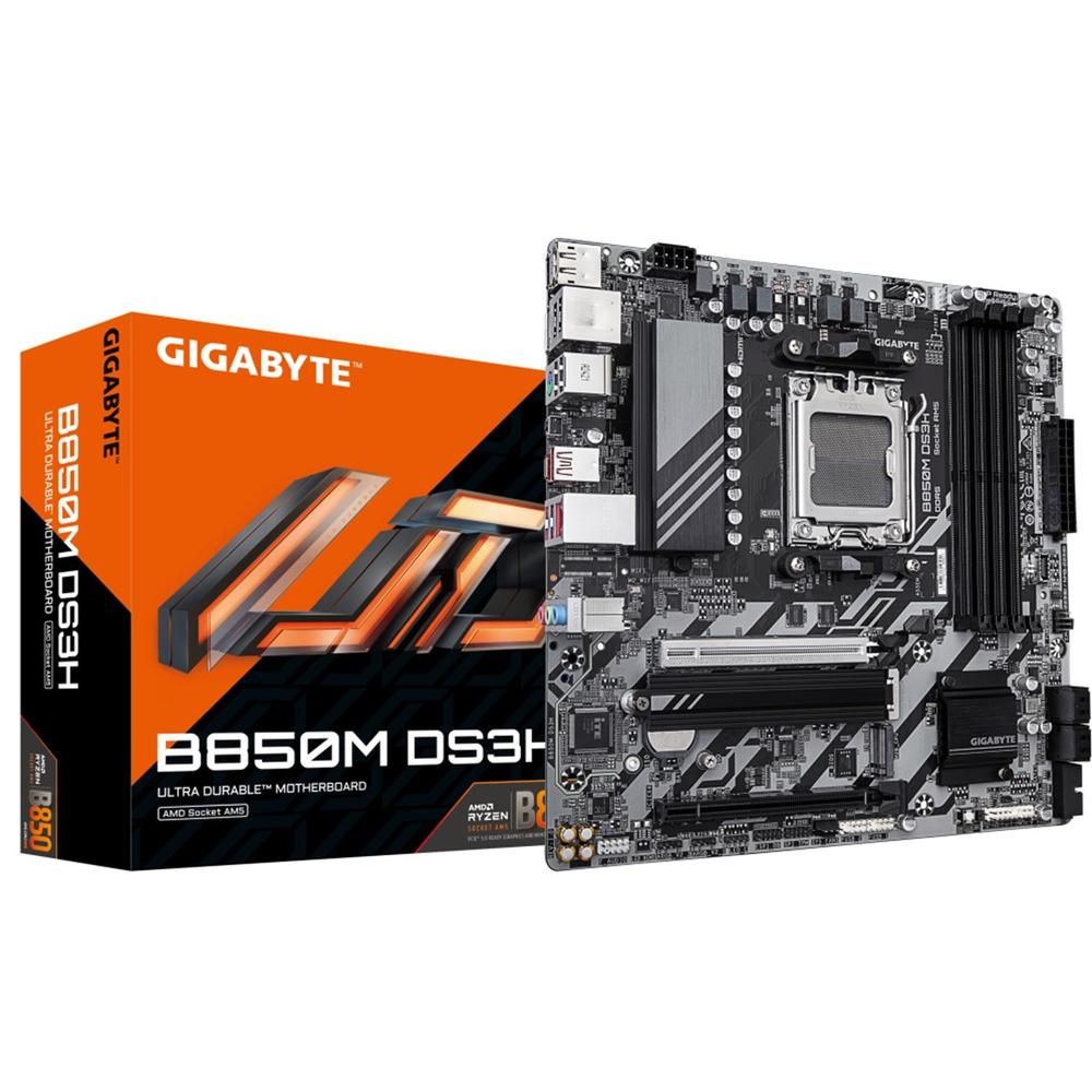 Placa Base Gigabyte B850M DS3H mATX - 4x DDR5 y Soporte AM5
