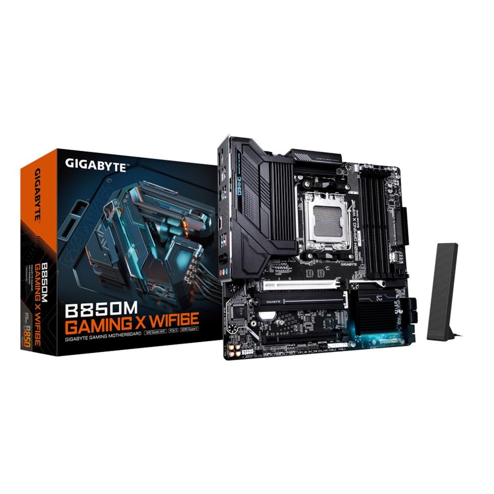 Placa Base Gigabyte B850M Gaming X WiFi 6E mATX con Soporte DDR5 y VRM 10+2+2