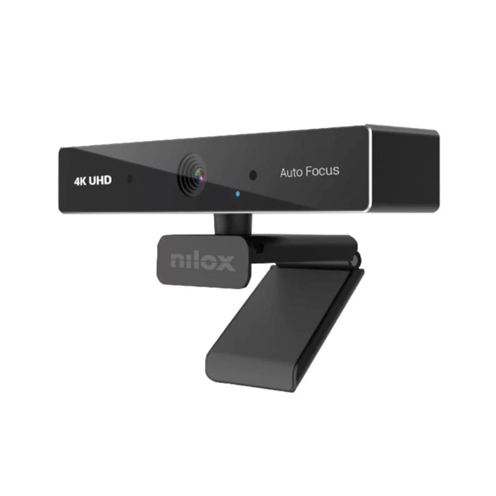 Webcam Nilox NXWCA4K13 4K UHD con Micrófono Doble y Clip para Portátil