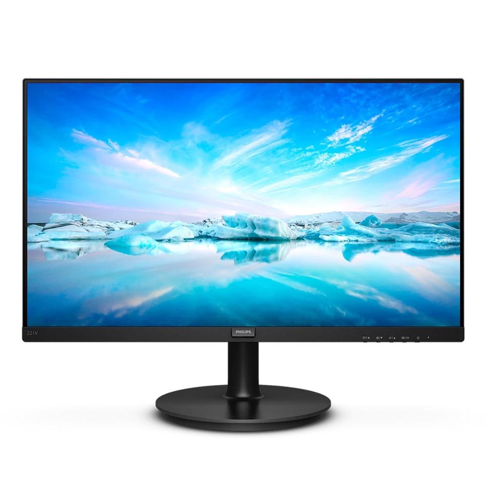 Monitor Philips 221V8/00 21.5" FHD 75Hz con Garantía de 36 Meses