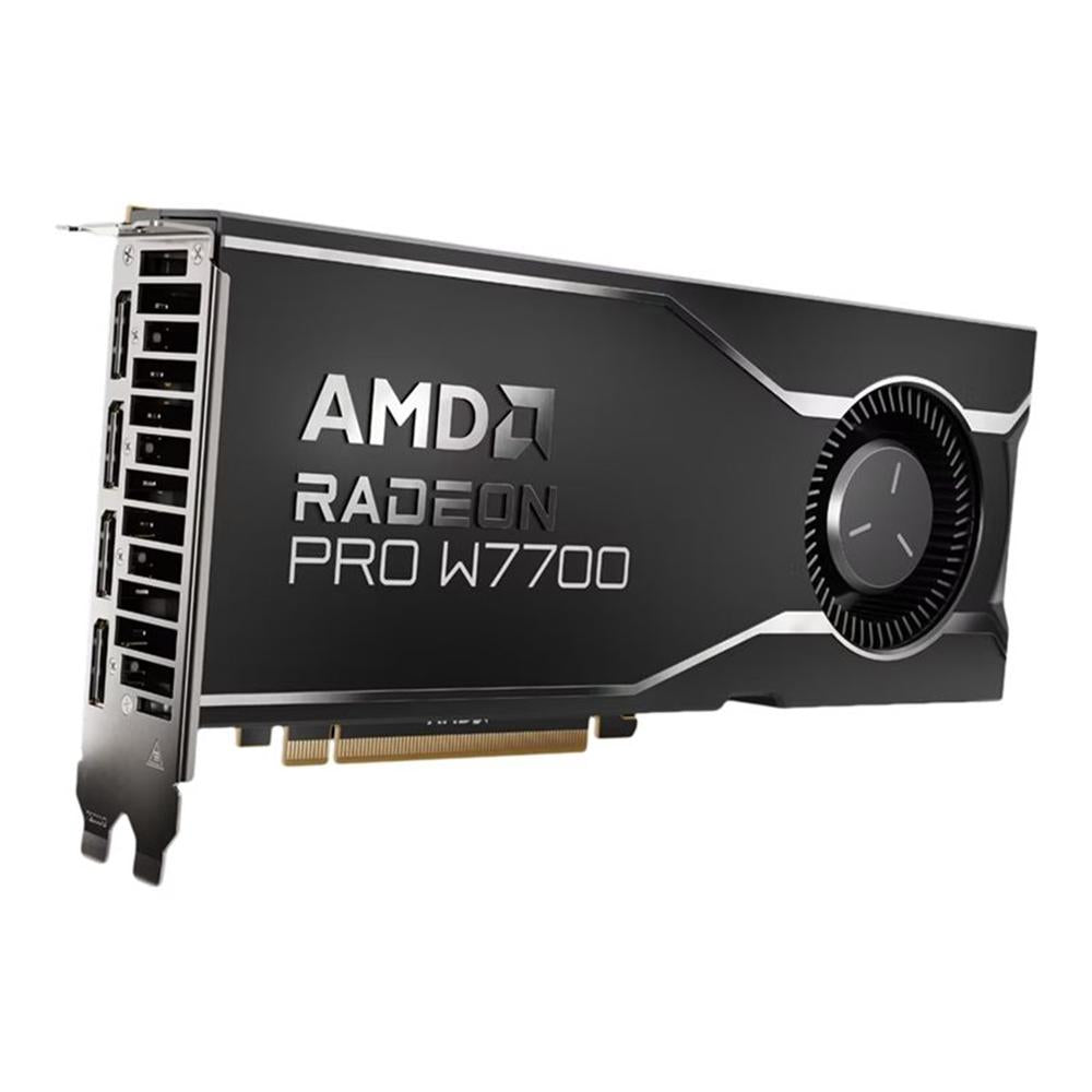 Tarjeta Gráfica AMD Radeon Pro W7700 16GB GDDR6 - RDNA 3, 4 Monitores, 12K