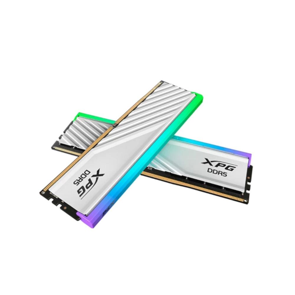 Memoria RAM DDR5 16GB (2x8GB) ADATA XPG Lancer 6000MHz CL36 RGB Blanca