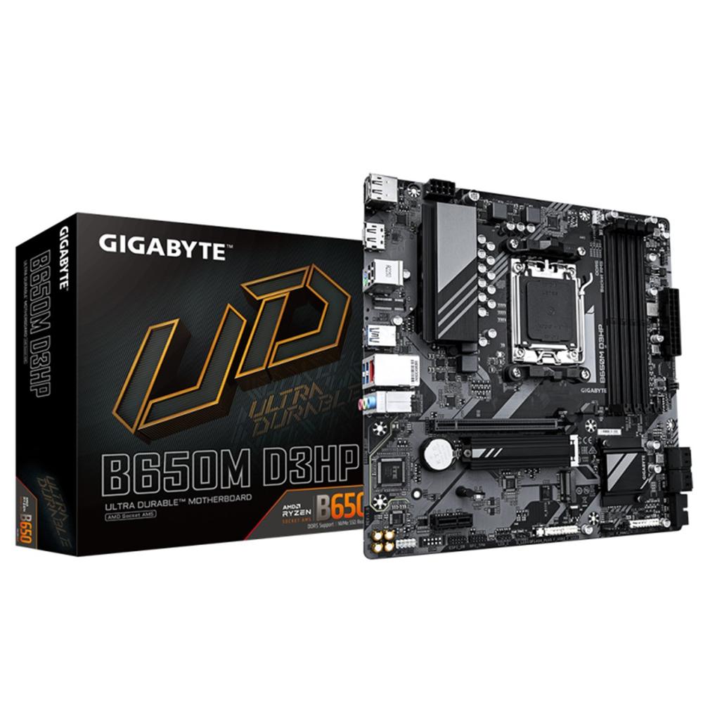 Placa Base Gigabyte B650M D3HP ATX - Compatibilidad AMD Ryzen, DDR5 y Gráficos 4K
