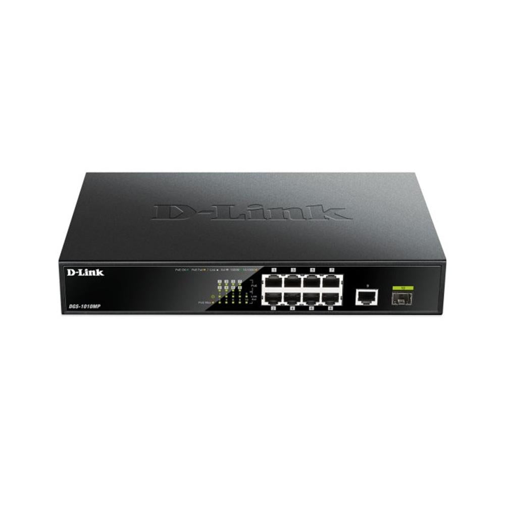 Switch D-Link DGS-1010MP de 10 Puertos Gigabit PoE No Administrado