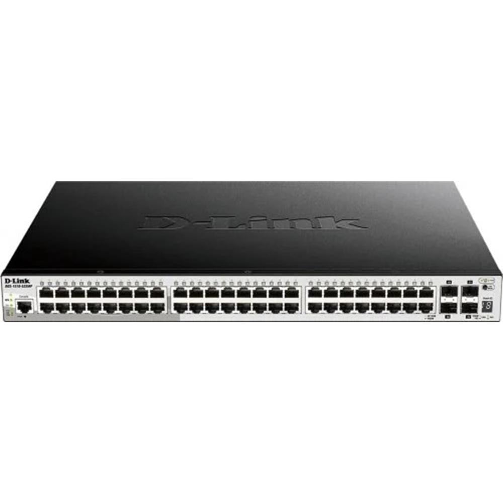 Conmutador D-Link DGS-1510-52XMP Gestionado de 52 Puertos Gigabit PoE