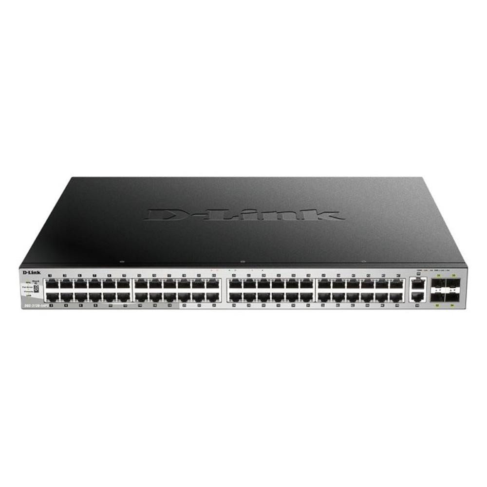 Switch D-Link DGS-3130-54PS-E Gestionado de 54 Puertos con PoE+ y Alta Capacidad