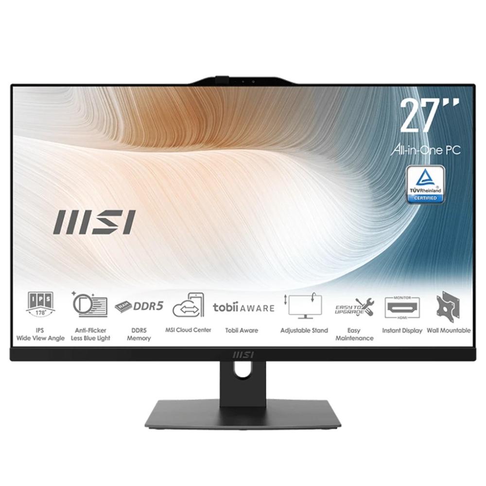 Ordenador All in One MSI AM272P-1097XES i5-120U, 16GB RAM, 500GB SSD, 27 pulgadas FHD