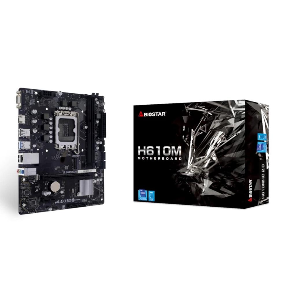 Placa Base Biostar H610MHC 2.0 LGA1700 DDR4 Micro ATX