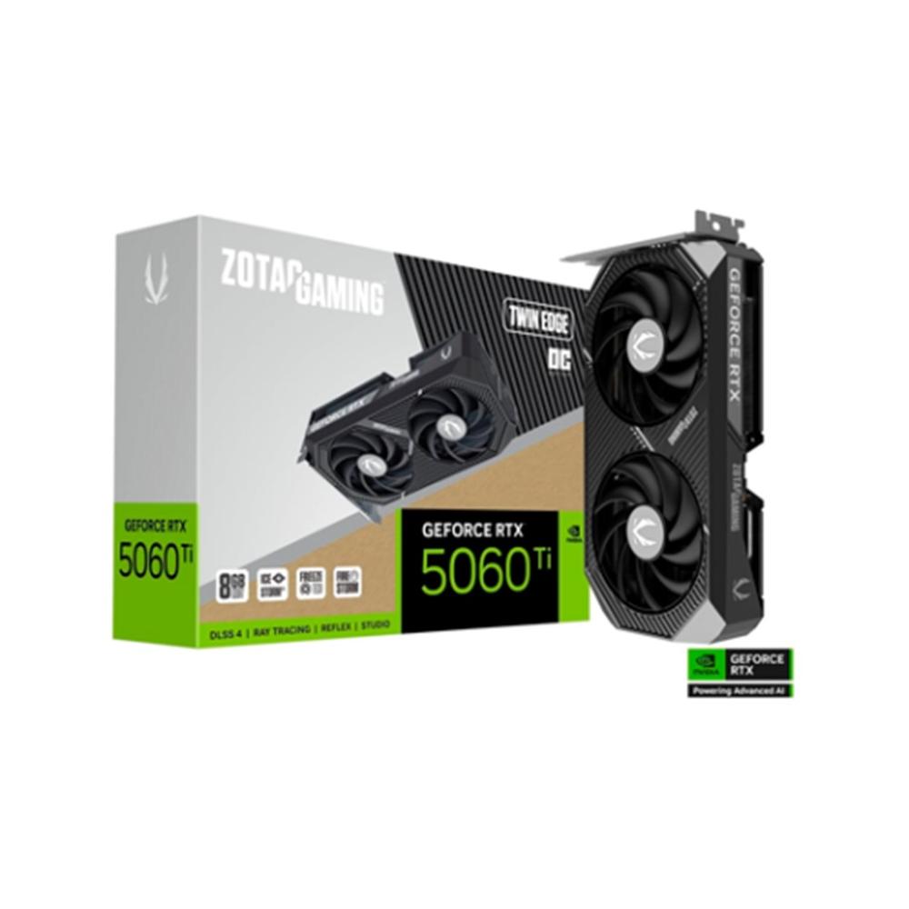 Tarjeta Gráfica ZOTAC GeForce RTX 5060 Ti Twin Edge OC 8GB GDDR7