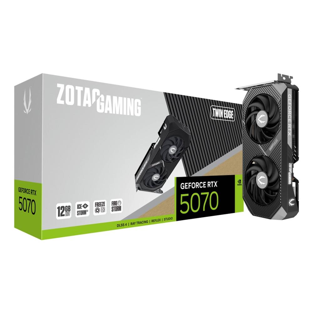 Tarjeta Gráfica Zotac Gaming GeForce RTX 5070 Twin Edge 12GB GDDR7