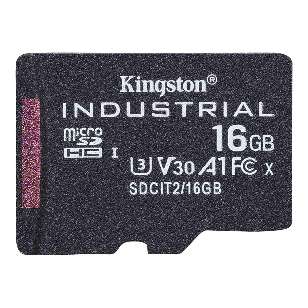 Tarjeta de Memoria SDHC 16GB Kingston Industrial UHS-I CL10