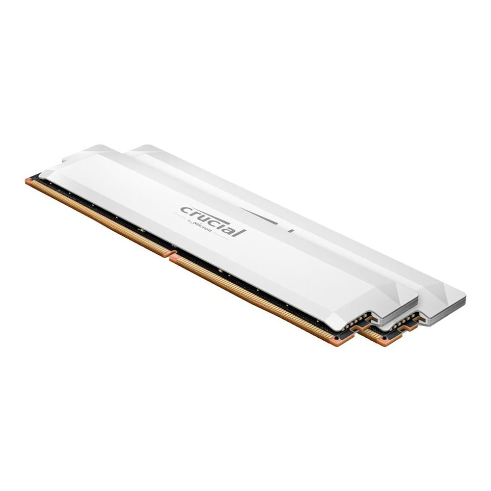 Memoria RAM Crucial Pro DDR5 32GB (2x16GB) 6000MHz DIMM - Blanco