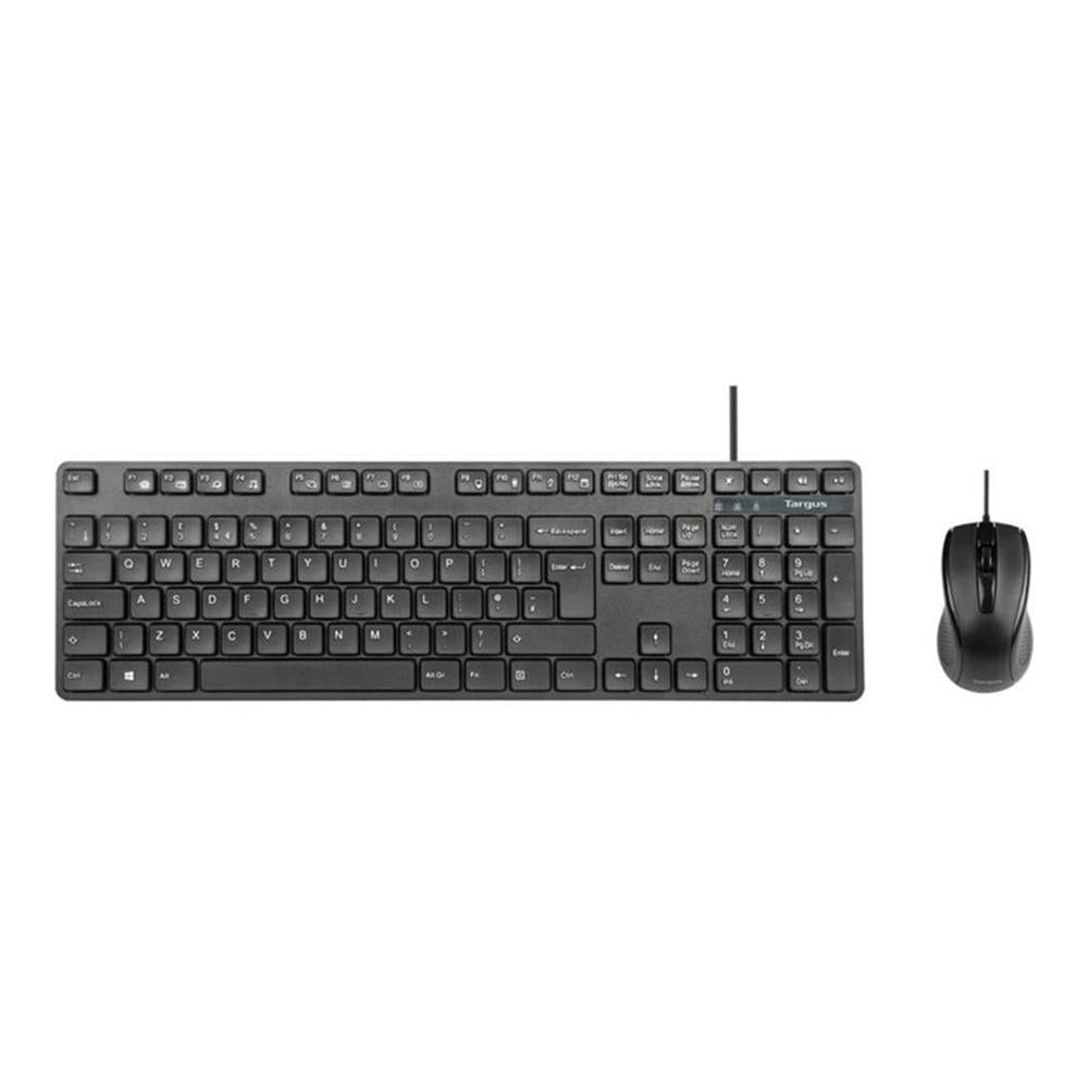Teclado y Ratón Targus AKM622ES Negro - Plug and Play, Diseño Ergonómico