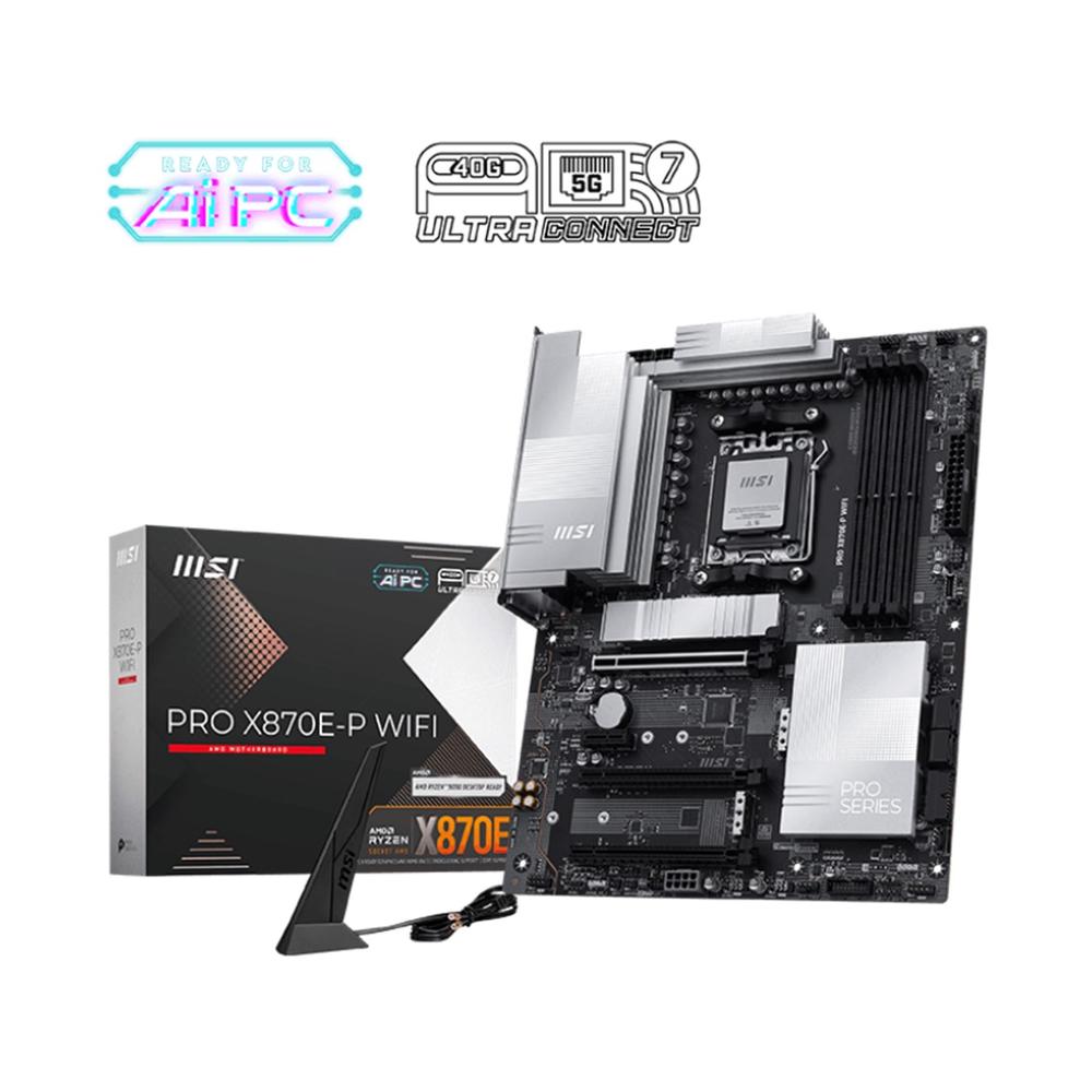 Placa Base MSI PRO X870E-P WIFI ATX DDR5 para AMD Ryzen 7000/9000