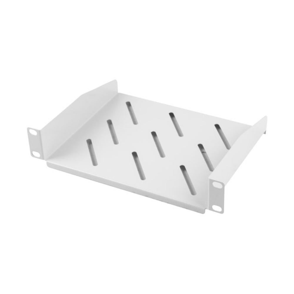 Cajón Metálico Fijo para Rack de 10 Pulgadas - 20 kg, Gris 254x180 mm