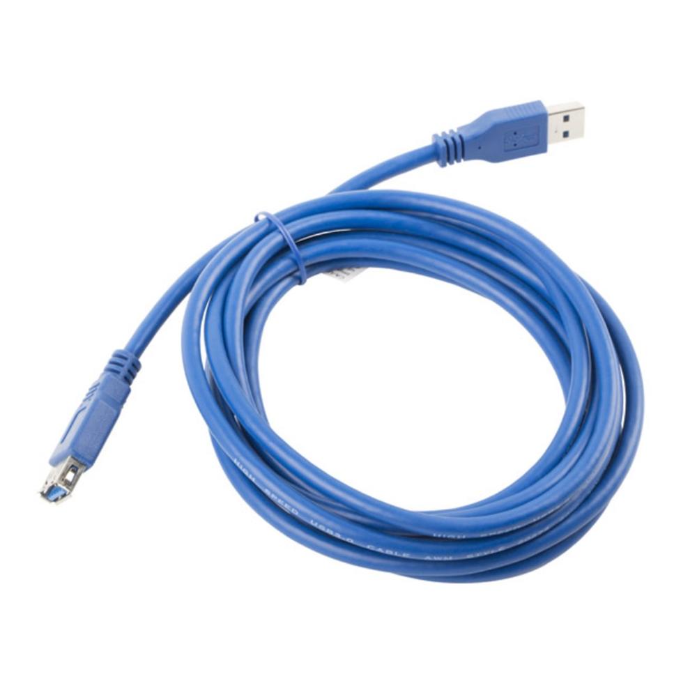 Cable Alargador USB 3.0 Macho-Hembra 3m Azul - Alta Velocidad y Durabilidad