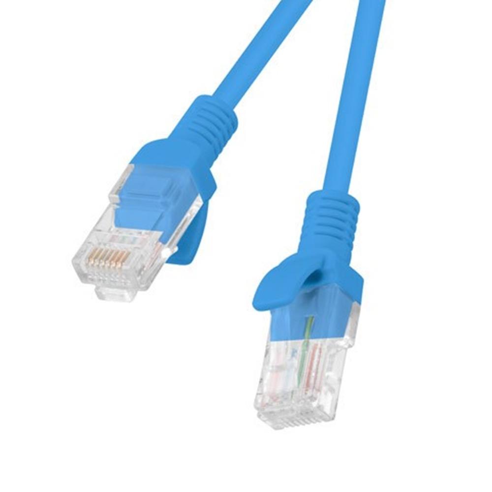 Cable Lanberg Cat.6 U/UTP 1.5m Azul - Rendimiento Gigabit Fluke Passed