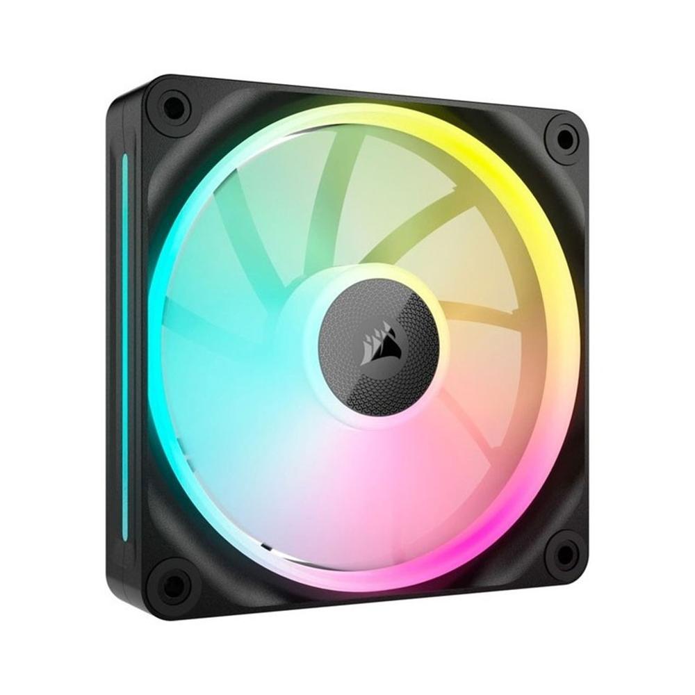 Ventilador Corsair LX120 iCUE Link RGB 120mm Negro - Rendimiento Silencioso y Estético