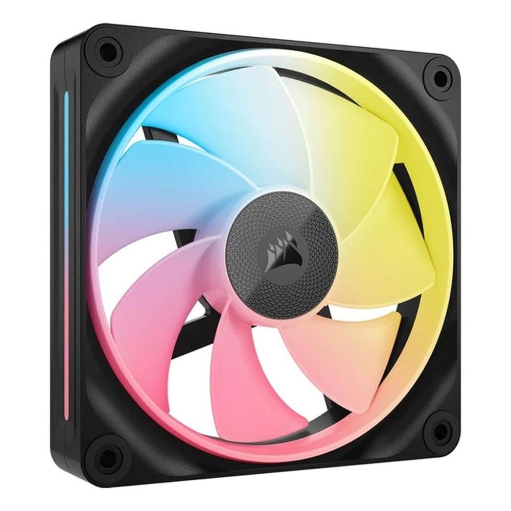 Ventilador Corsair LX120R iCUE Link RGB 120mm Negro para Refrigeración Silenciosa y Eficiente