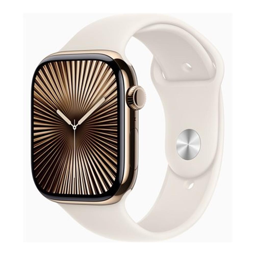 Apple Watch Series 10 GPS + Cellular 46mm Titanio Dorado S-M